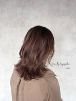 イロバイルポポル(iro...by rupopolu) 細めハイライトでつくる、柔らかベージュブラウン♪