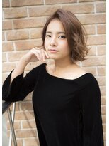 サロンドミルク 原宿(salon de MiLK)&nbsp;【salon de MiLK 原宿】風になびくかきあげバング