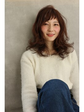 レガロ(Regalo) Regalo発!オン眉無造作ウェーブミディ