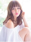 うぶバングほつれウェーブ