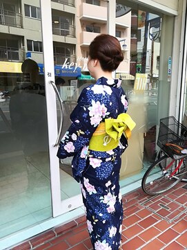 ヘア ケイノート(HAIR key-note) 浴衣着付け