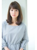 【Un ami】大人かわいい・小顔ナチュラルミディー　松井