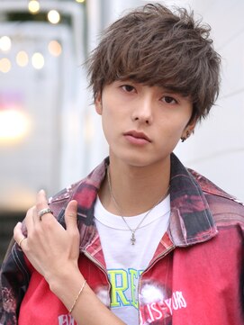 リップス 池袋(LIPPS) スパイラルパーマショートレイヤーソフトツーブロックマッシュ