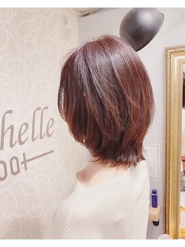 ミッシェル アフロート(michelle afloat) 髪質改善ひし形トップふんわり動き簡単まとまるツヤカーブカット