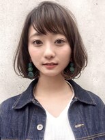 【GARDEN川谷】20代30代大人可愛い小顔ボブ×グレージュ