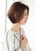 【lien自由が丘】30代40代50代大人ショート ひし形前下がりボブ