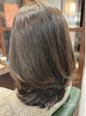 大人可愛いレイヤースタイル #イルミナカラー#アッシュ