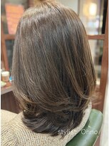 サロンデピレ 大人可愛いレイヤースタイル #イルミナカラー#アッシュ