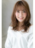 シースルー前髪大人かわいいフレンチガーリーウェットヘアX大宮