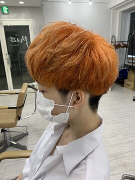 プライズ 表参道原宿店(prize) ジェンダーレスヘア、ハイトーンマッシュ【原宿、表参道】