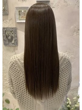 ロンド ストラーダ 心斎橋(Lond strada) シルキーベージュ×グレージュカラー【髪質改善/縮毛矯正】