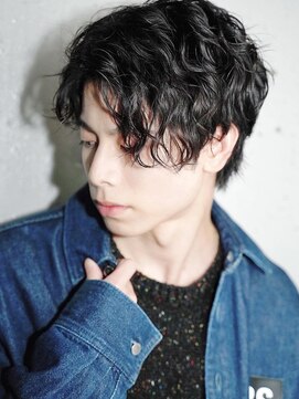 エリマ 調布(elima) メンズパーマ/ツイストスパイラル/スパイラル/センターパート