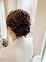 ロカット サロン(Roquat Salon)&nbsp;シニヨンアップアレンジ【ヘアセット/立川/立川南/袴/浴衣】