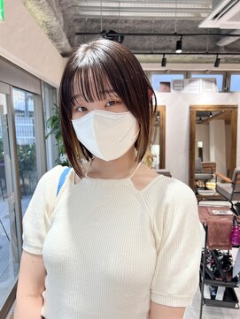 アドア 横浜(ADORE) 【ADORE横浜】ボブ×インナーカラー