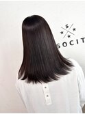 艶髪!セミロングストレート