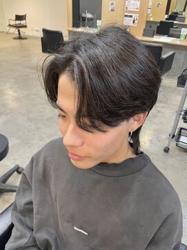 ニアウ 伊勢崎連取店(Niau) メンズマッシュウルフニュアンスパーマ