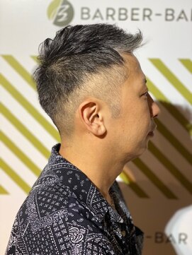 バーバーバー 四谷(BARBER-BAR) ツーブロックスパイキーショート