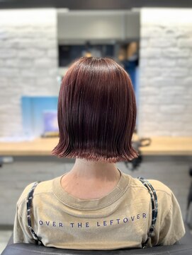 エイト 沖縄豊崎店(EIGHT toyosaki) 【EIGHT 豊崎】お客様スタイル_ピンクブラウン×ミニボブ