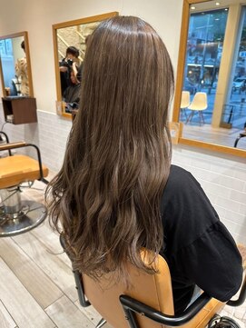 クラップス 横須賀中央店(CLAPS) ミルクティーベージュダブルカラーケアブリーチインナーカラー