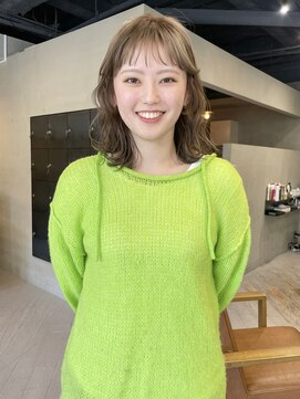 ヘアー アイス ルーチェ(HAIR ICI LUCE) ベージュ グレージュ やわらかベージュ 透明感カラー /林