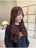ロングレイヤー/チョコレートブラウン