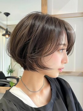 レヴ 草加店(LEV.) イメチェン　外はね　ボブ　美髪　ワイドバング　ブルーブラック