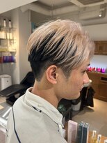 ネイロ 北千住(NeiRo)&nbsp;メンズマッシュブリーチカラーブロンドカラーハイライトカラー