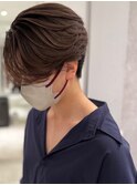 メンズバレイヤージュカラーハイライトカラーセンターパート韓国