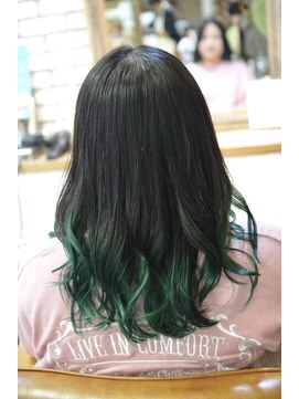 ポタム 東中野(potamu) 推しグリーンカラーグラデーション