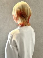 コト 福井大和田店(coto)&nbsp;福井　大和田　ハイトーン　デザインカラー　ウルフカット