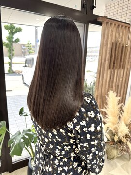 ラフ(laugh) 髪質改善トリートメント/艶ブラウンカラー