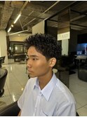 スパイキーショート　スパイキーパーマ　ピンパーマ　海老名