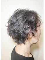 松本平太郎美容室 国立店&nbsp;40代50代60代×ショートレイヤー×クリープパーマ