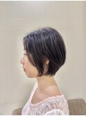 ナチュラルショートボブ.