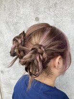 アンツ サザンリゾート 茅ヶ崎店(ANT'S Southern Resort)&nbsp;セクションカラー　アップスタイル　ヘアセット