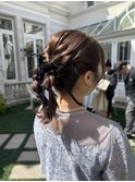 結婚式お呼ばれヘア