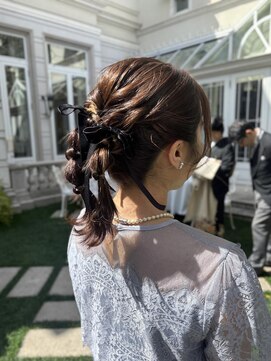 デラ バイ アフロート(DELA by afloat) 結婚式お呼ばれヘア