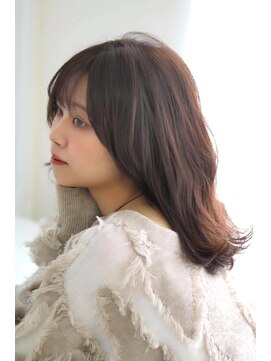 レム 仙台店(L.E.M) 《L.E.M 仙台店》チョコレートブラウン×セミディ/及川翔