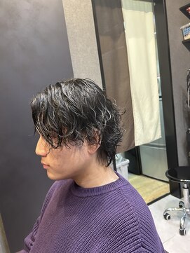 メンズスパイラルパーマ