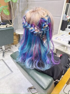 デイズ(days) ユニコーンカラー/ヘアアレンジ