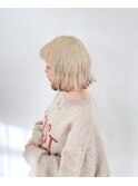裾カラー　ブロンド　ブラウン　ブラック