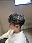 【シャドウパーマ】MEN’S/リバースセンターパート/木更津
