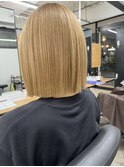 切りっぱなしボブ