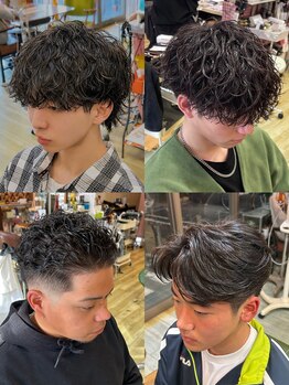 ヘアーフェロー HAIR fellowの写真/【中尾指名限定クーポン】朝ラクにキマるカット、再現性重視のメンズパーマはぜひお任せください!