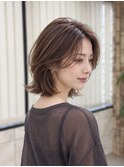 大人くびれミディアム/ミセス/40代50代60代/レイヤーカット