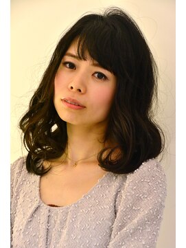 ヘアーデザイン ミヤビ 広尾(HAIR DESIGN MIYABI) エアリーカールミディ☆F