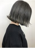 *切りっぱなしbob/グレージュカラー/ウェットスタイル*