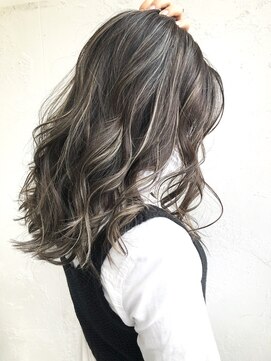 ルモア(RUMOR) Rumor×【外国人ハイライト３Dカラー】ホワイトアッシュベージュ