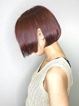 アリア バイ アルティナ(alia by artina) チェリーレッド×ミニボブ 【alia橋本】