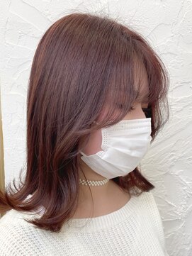 カモン(CAMON) 韓国レイヤースタイル*ピンクベージュ(ブリーチあり)